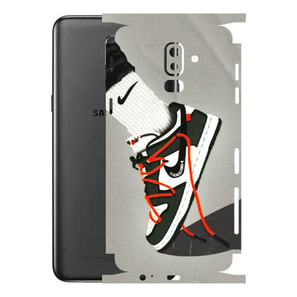 Samsung M/F/Note/Flip and C Phone Skins (All Models) - New Grey Sneaker - 3D Embossed Finish (L-261) Samsung Galaxy J8 2018