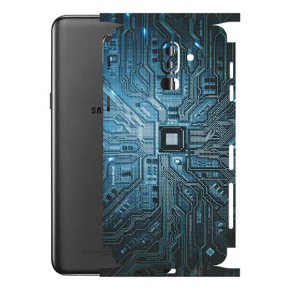 Samsung M/F/Note/Flip and C Phone Skins (All Models) - Original Circuit - 3D Embossed Finish (L-267) Samsung Galaxy J8 2018