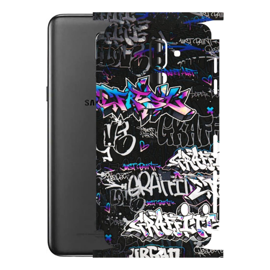 Samsung M/F/Note/Flip and C Phone Skins (All Models) - Graffiti Killer - 3D Embossed Finish (L-274) Samsung Galaxy J8 2018