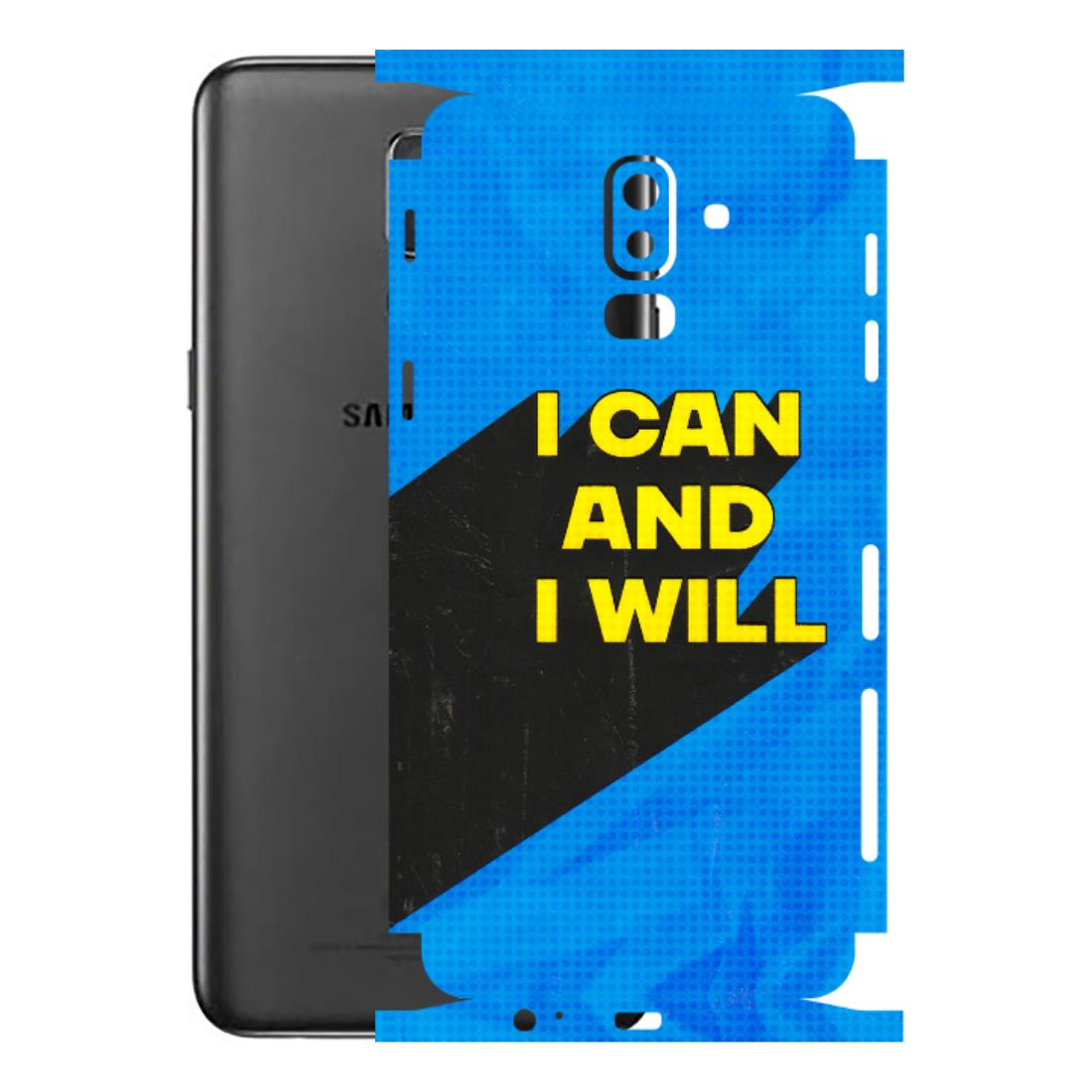 Samsung M/F/Note/Flip and C Phone Skins (All Models) - I Can And I Will - 3D Embossed Finish (L-281) Samsung Galaxy J8 2018