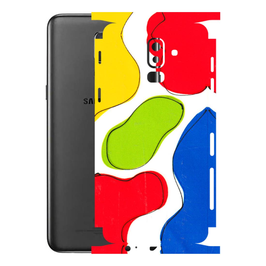 Samsung M/F/Note/Flip and C Phone Skins (All Models) - RGB Colour Paint - 3D Embossed Finish (L-284) Samsung Galaxy J8 2018
