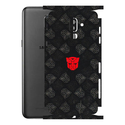 Samsung M/F/Note/Flip and C Phone Skins (All Models) - Transformers Devastation - 3D Embossed Finish (L-301) Samsung Galaxy J8 2018