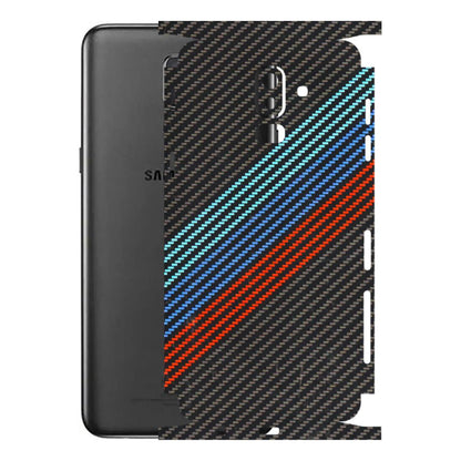 Samsung M/F/Note/Flip and C Phone Skins (All Models) - Carbon BM - 3D Embossed Finish (L-302) Samsung Galaxy J8 2018