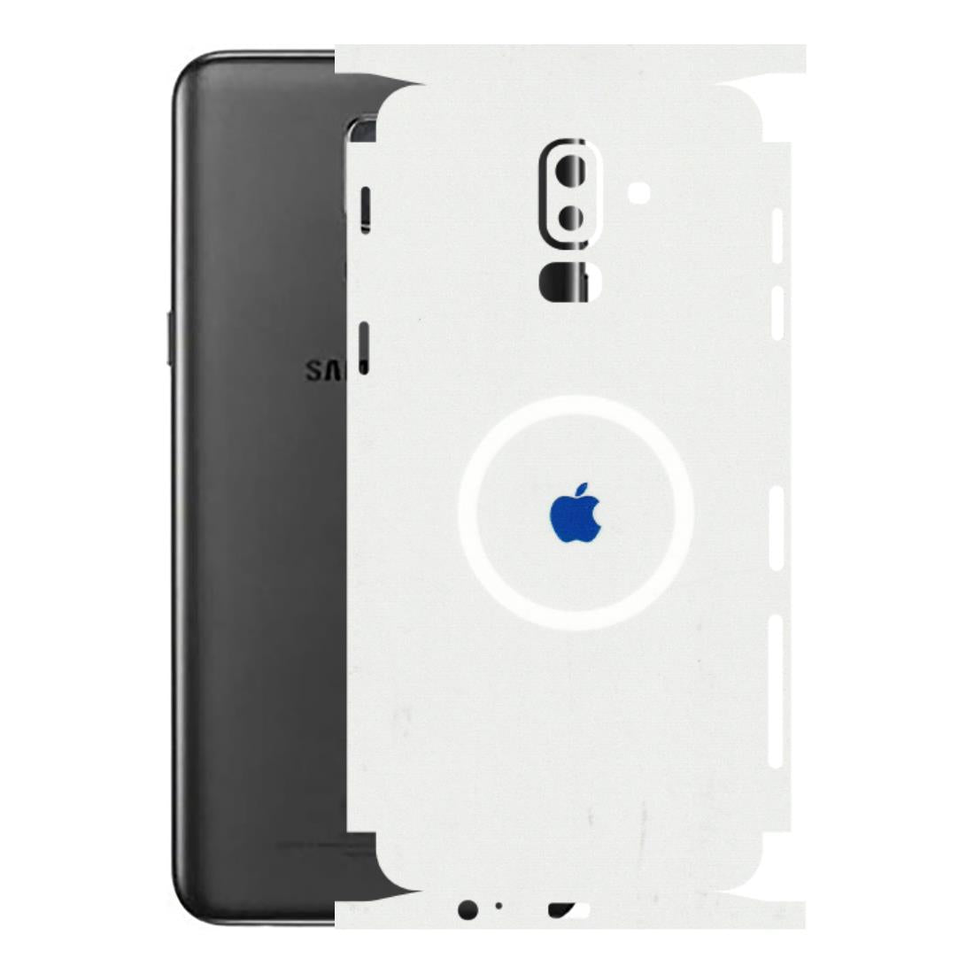 Samsung M/F/Note/Flip and C Phone Skins (All Models) - iPhone Magsafe Logo - 3D Embossed Finish (L-320) Samsung Galaxy J8 2018