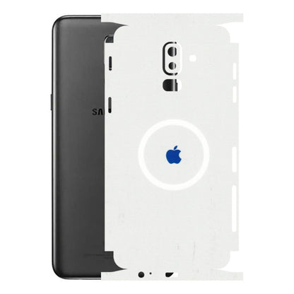 Samsung M/F/Note/Flip and C Phone Skins (All Models) - iPhone Magsafe Logo - 3D Embossed Finish (L-320) Samsung Galaxy J8 2018