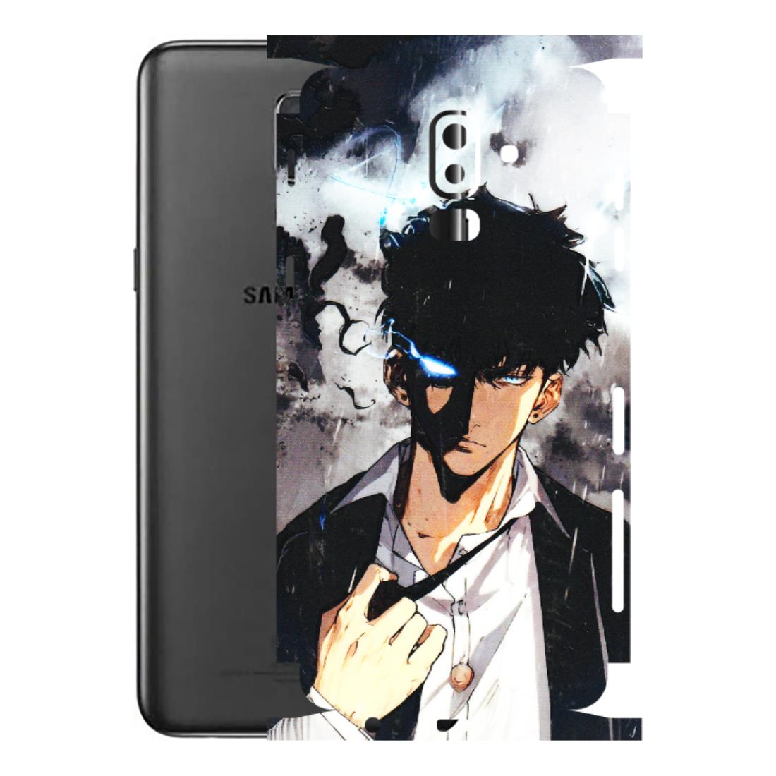 Samsung M/F/Note/Flip and C Phone Skins (All Models) - Sung Jinwoo Manhwa Anime - 3D Embossed Finish (L-328) Samsung Galaxy J8 2018
