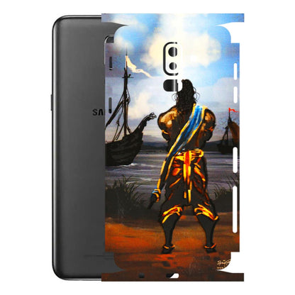Samsung M/F/Note/Flip and C Phone Skins (All Models) - Heavenly God Figure - 3D Embossed Finish (L-34) Samsung Galaxy J8 2018