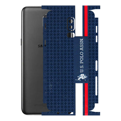Samsung M/F/Note/Flip and C Phone Skins (All Models) - US POLO Designer Brand - 3D Embossed Finish (L-65) Samsung Galaxy J8 2018