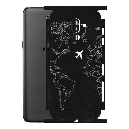 Samsung M/F/Note/Flip and C Phone Skins (All Models) - Never Ending Travel - 3D Embossed Finish (L-79) Samsung Galaxy J8 2018