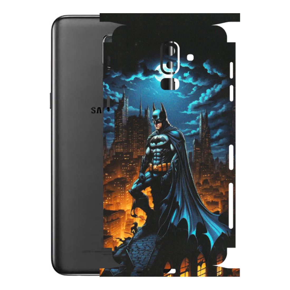 Samsung M/F/Note/Flip and C Phone Skins (All Models) - Batman Arkham City - Matte Finish (M-01) Samsung Galaxy J8 2018