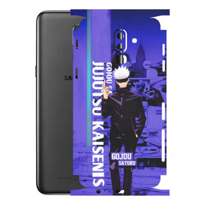 Samsung M/F/Note/Flip and C Phone Skins (All Models) - Jujutsu Kaisen Gojo - Matte Finish (M-05) Samsung Galaxy J8 2018