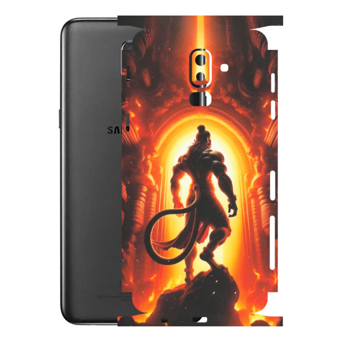 Samsung M/F/Note/Flip and C Phone Skins (All Models) - HanumanJi - Matte Finish (M-06) Samsung Galaxy J8 2018