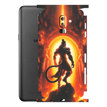 Samsung M/F/Note/Flip and C Phone Skins (All Models) - HanumanJi - Matte Finish (M-06) Samsung Galaxy J8 2018