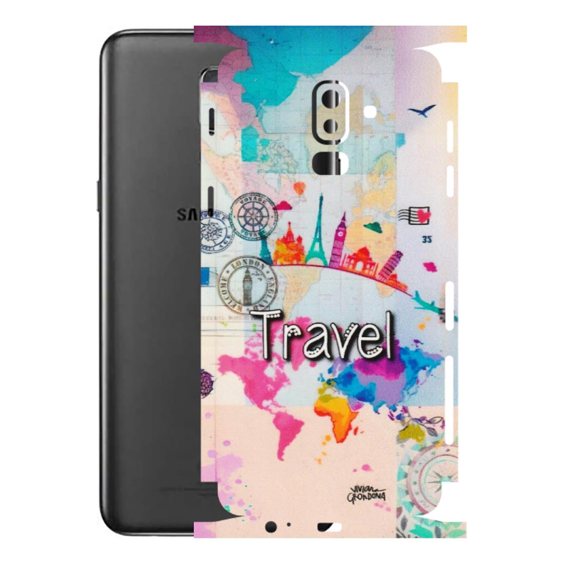 Samsung M/F/Note/Flip and C Phone Skins (All Models) - Travel The Wonders - Matte Finish (M-108) Samsung Galaxy J8 2018