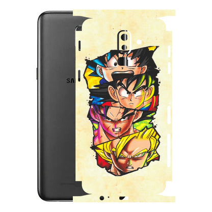 Samsung M/F/Note/Flip and C Phone Skins (All Models) - Angry Multi Anime - Matte Finish (M-113) Samsung Galaxy J8 2018