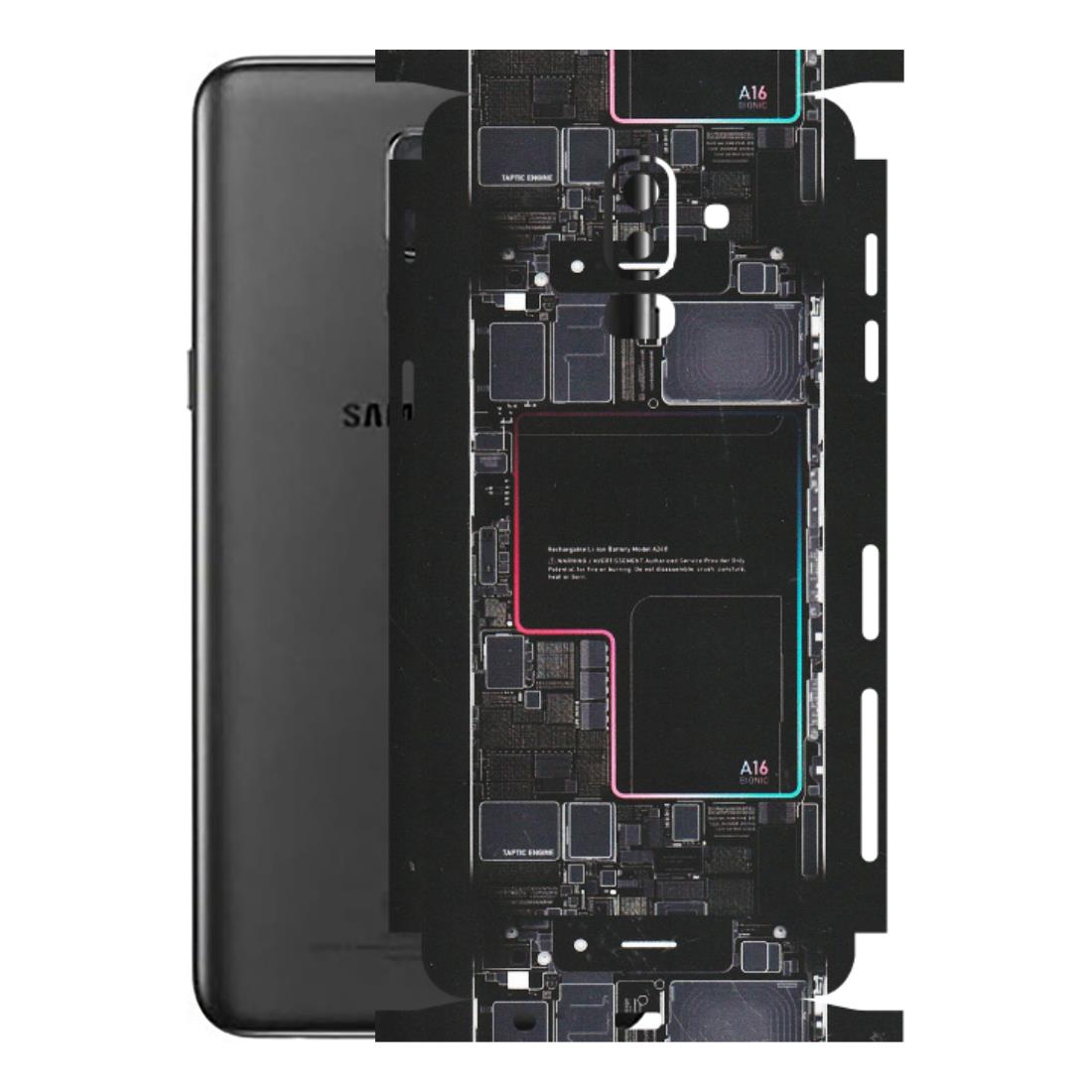Samsung M/F/Note/Flip and C Phone Skins (All Models) - Motherboard Circuit Layout - Matte Finish (M-117) Samsung Galaxy J8 2018