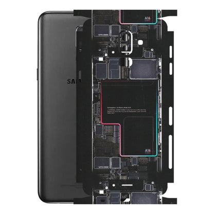 Samsung M/F/Note/Flip and C Phone Skins (All Models) - Motherboard Circuit Layout - Matte Finish (M-117) Samsung Galaxy J8 2018