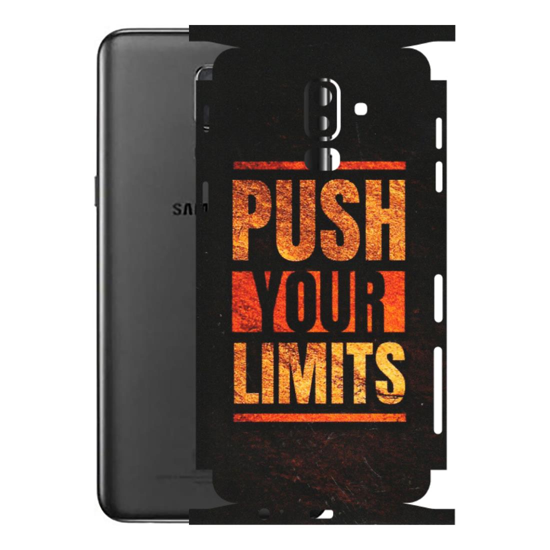 Samsung M/F/Note/Flip and C Phone Skins (All Models) - Push Your Limits - Matte Finish (M-118) Samsung Galaxy J8 2018