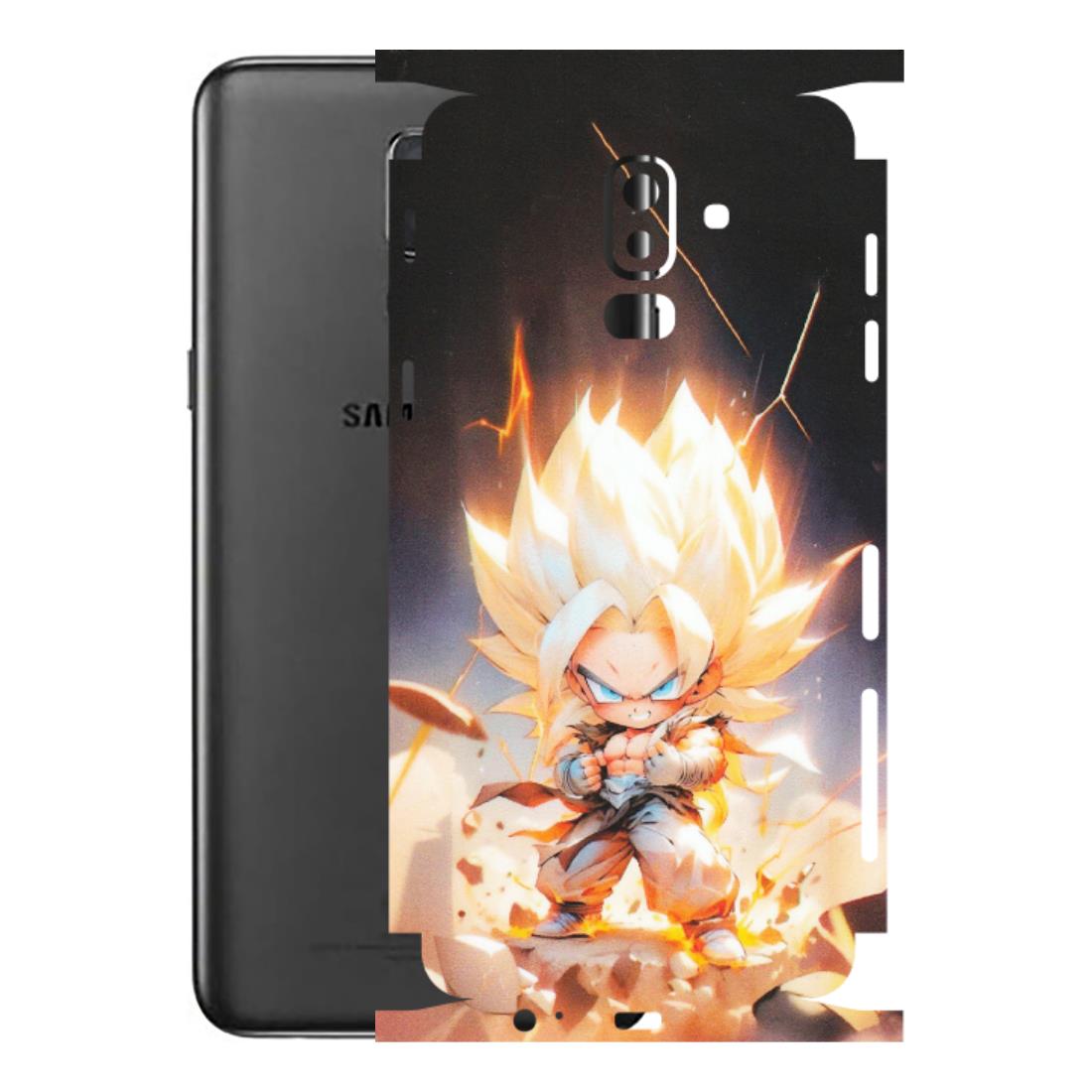 Samsung M/F/Note/Flip and C Phone Skins (All Models) - Goku Dragon Cute Anime - Matte Finish (M-131) Samsung Galaxy J8 2018