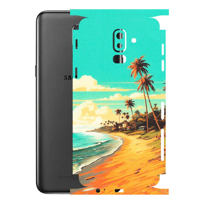 Samsung M/F/Note/Flip and C Phone Skins (All Models) - Miami Beach - Matte Finish (M-136) Samsung Galaxy J8 2018