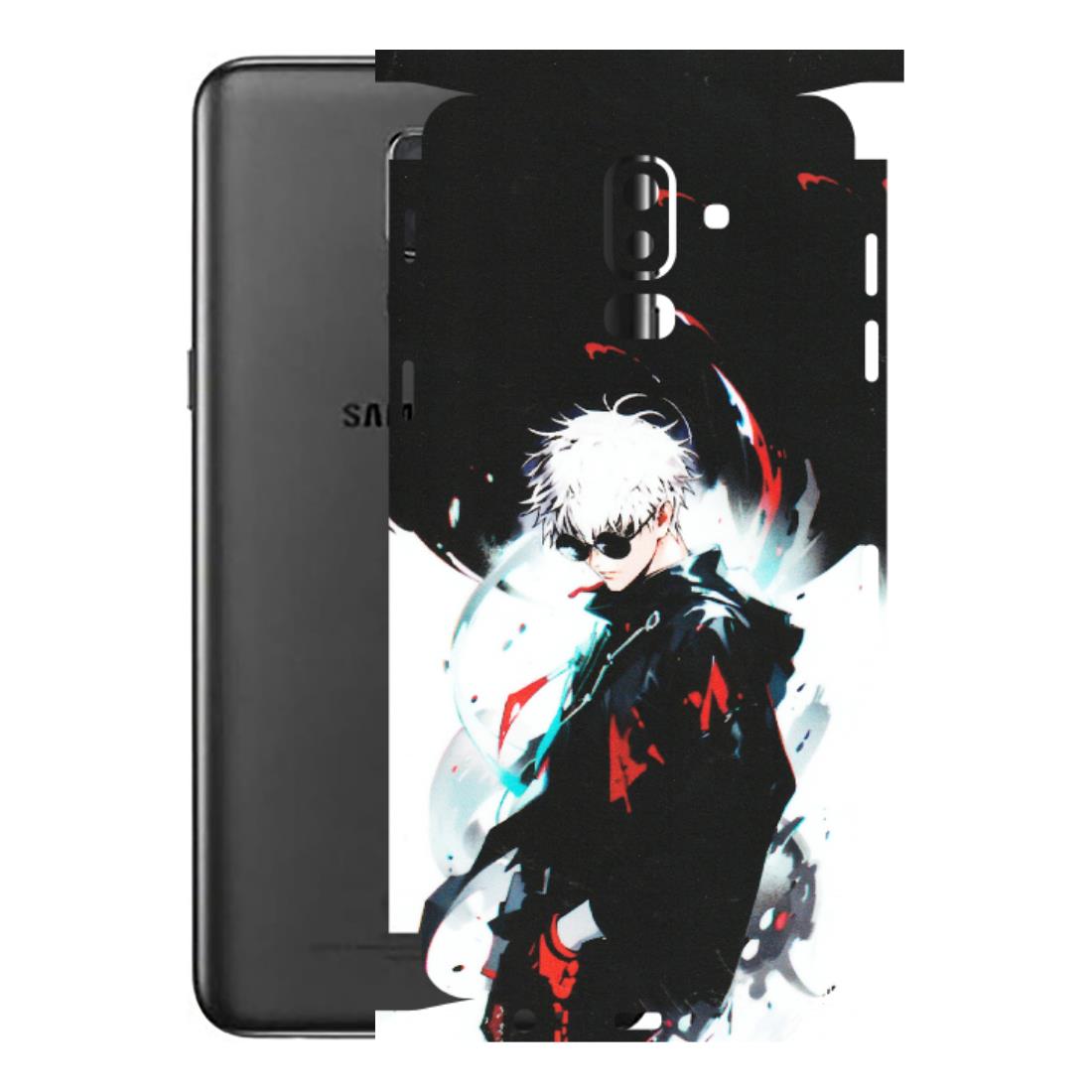 Samsung M/F/Note/Flip and C Phone Skins (All Models) - Gojo Powerful Charater Kaisen Anime - Matte Finish (M-144) Samsung Galaxy J8 2018