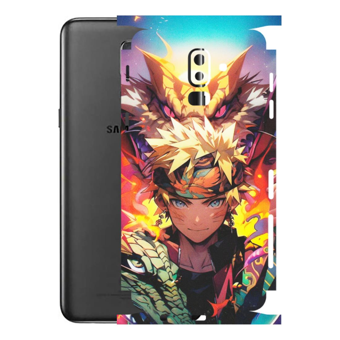 Samsung M/F/Note/Flip and C Phone Skins (All Models) - Angry Naruto Anime - Matte Finish (M-148) Samsung Galaxy J8 2018