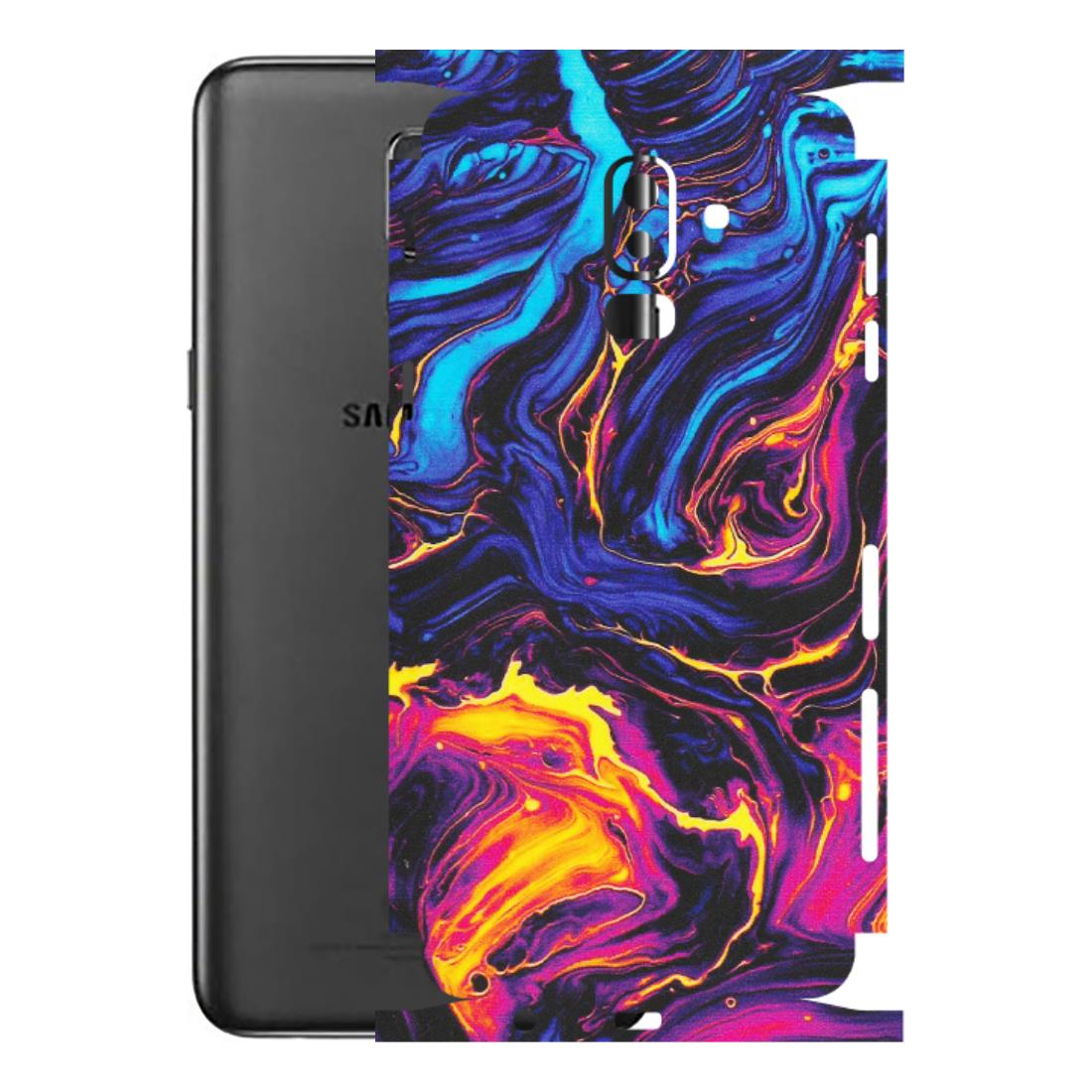 Samsung M/F/Note/Flip and C Phone Skins (All Models) - Abstract Paint Classy - Matte Finish (M-15) Samsung Galaxy J8 2018