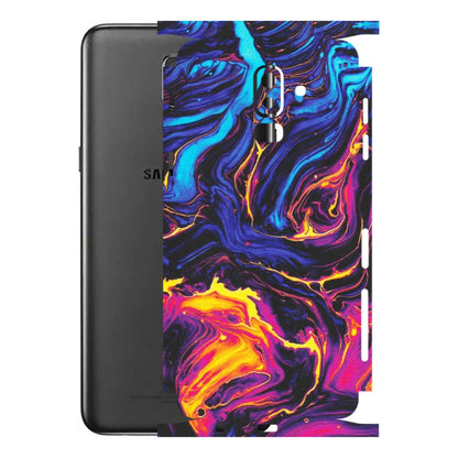 Samsung M/F/Note/Flip and C Phone Skins (All Models) - Abstract Paint Classy - Matte Finish (M-15) Samsung Galaxy J8 2018