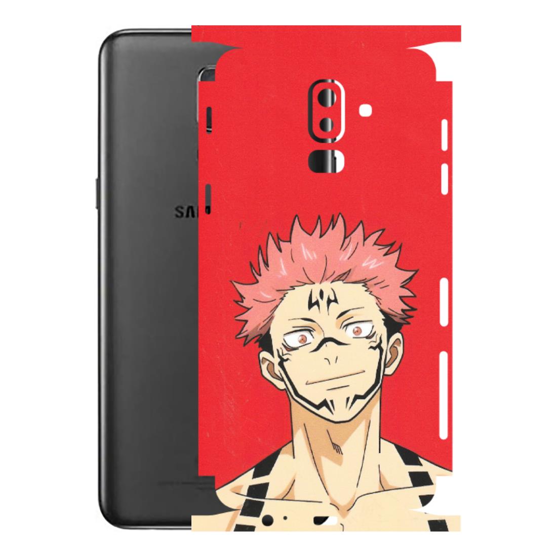 Samsung M/F/Note/Flip and C Phone Skins (All Models) - Ryomen Sukuna Fun Anime - Matte Finish (M-153) Samsung Galaxy J8 2018