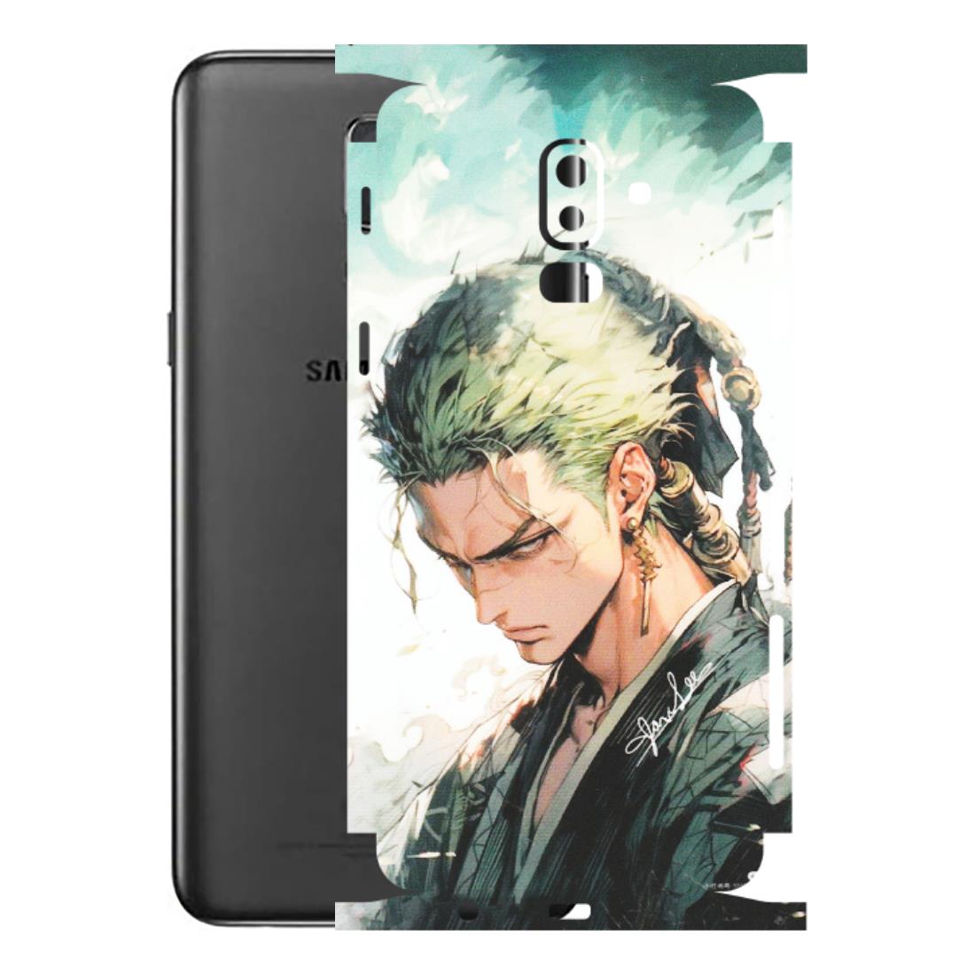 Samsung M/F/Note/Flip and C Phone Skins (All Models) - Pirate Hunter One Piece Anime - Matte Finish (M-157) Samsung Galaxy J8 2018