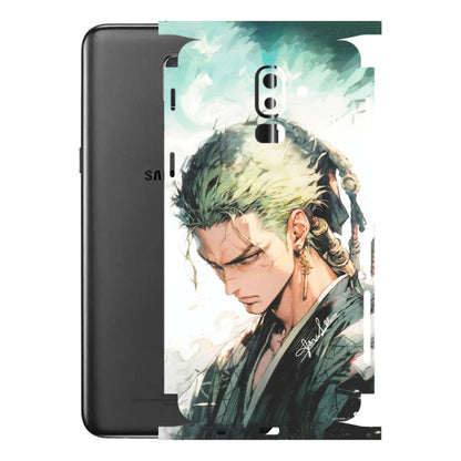 Samsung M/F/Note/Flip and C Phone Skins (All Models) - Pirate Hunter One Piece Anime - Matte Finish (M-157) Samsung Galaxy J8 2018