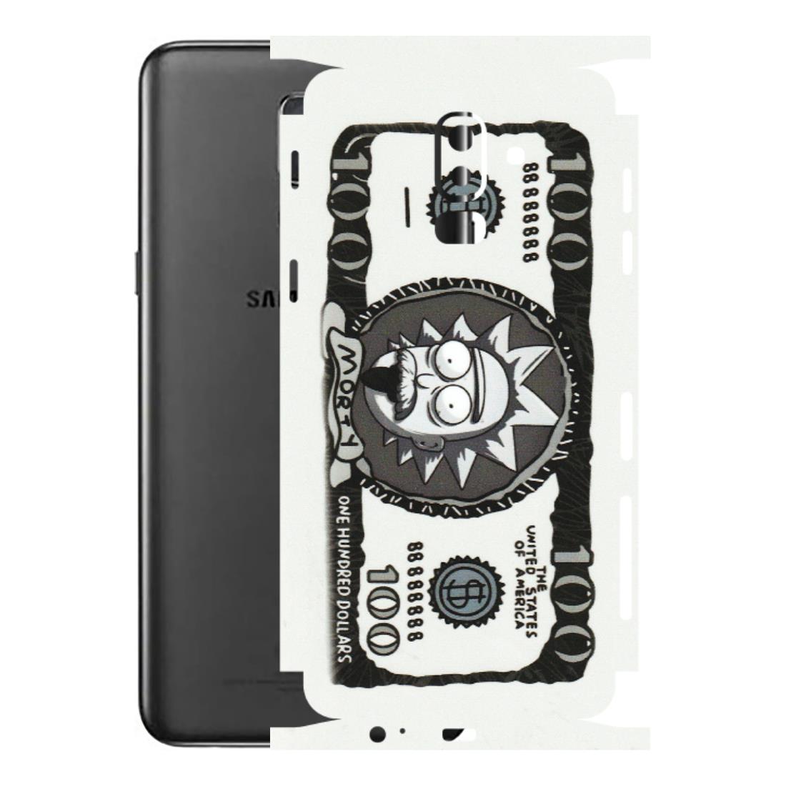 Samsung M/F/Note/Flip and C Phone Skins (All Models) - Rick And Morty Hundred Dollar Anime - Matte Finish (M-161) Samsung Galaxy J8 2018