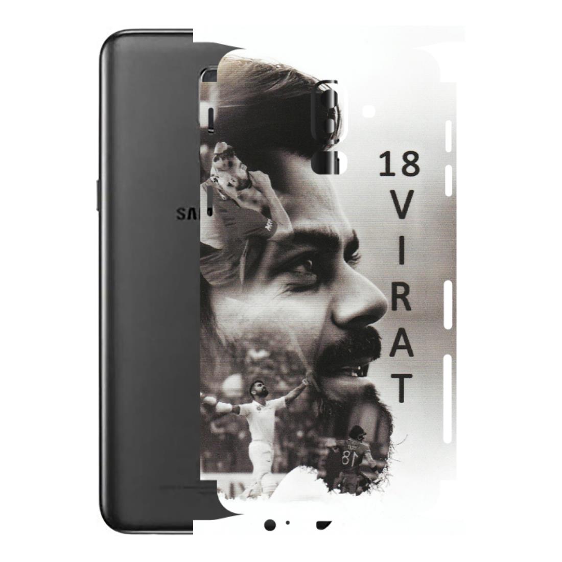 Samsung M/F/Note/Flip and C Phone Skins (All Models) - Virat Kohli Cricketer - Matte Finish (M-163) Samsung Galaxy J8 2018