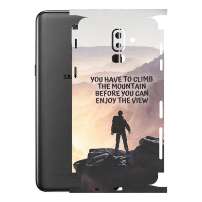 Samsung M/F/Note/Flip and C Phone Skins (All Models) - Motivational Hiking Mountain - Matte Finish (M-28) Samsung Galaxy J8 2018