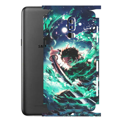 Samsung M/F/Note/Flip and C Phone Skins (All Models) - Sword Fighter Anime - Matte Finish (M-29) Samsung Galaxy J8 2018