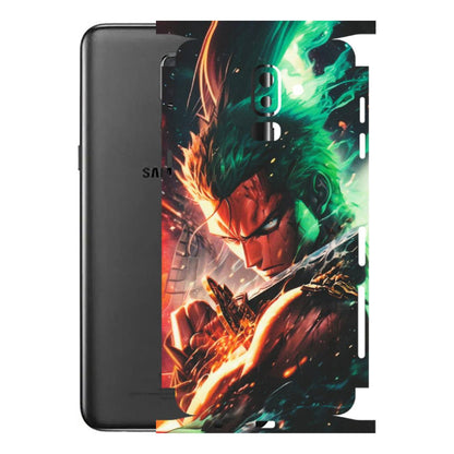 Samsung M/F/Note/Flip and C Phone Skins (All Models) - Anime Gojo Sword - Matte Finish (M-32) Samsung Galaxy J8 2018