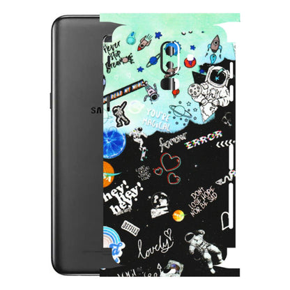 Samsung M/F/Note/Flip and C Phone Skins (All Models) - Living In A Space Dream - Matte Finish (M-46) Samsung Galaxy J8 2018