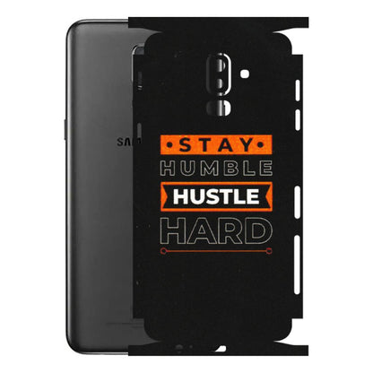 Samsung M/F/Note/Flip and C Phone Skins (All Models) - Stay Humble Stay Hard - Matte Finish (M-48) Samsung Galaxy J8 2018