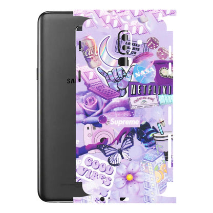 Samsung M/F/Note/Flip and C Phone Skins (All Models) - Supreme Purple Magic - Matte Finish (M-88) Samsung Galaxy J8 2018