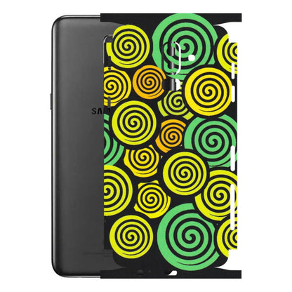 Samsung M/F/Note/Flip and C Phone Skins (All Models) - Crazy Spiral - Matte Finish (M-91) Samsung Galaxy J8 2018