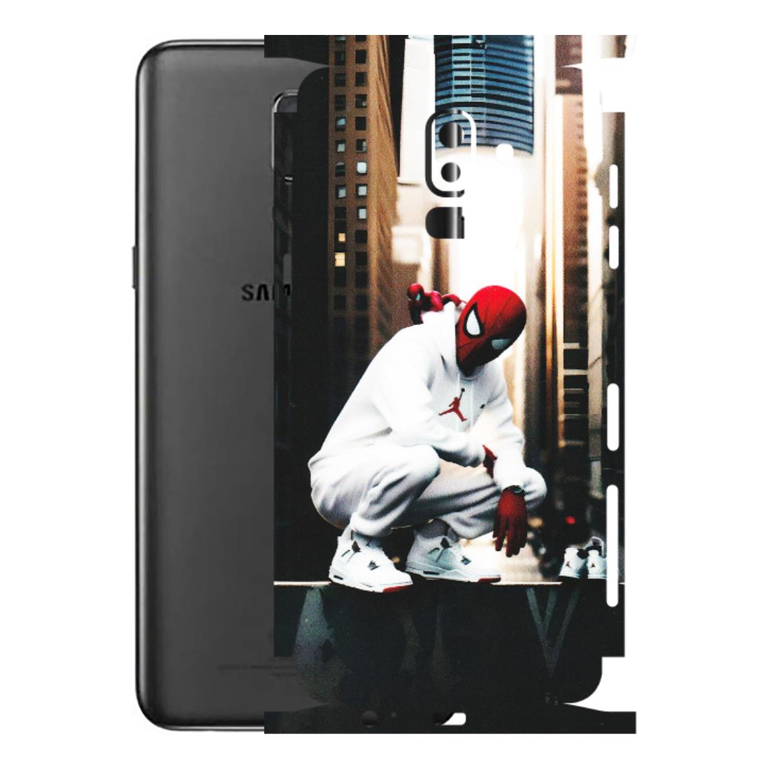 Samsung M/F/Note/Flip and C Phone Skins (All Models) - Sportsman Spider Man - Matte Finish (M-94) Samsung Galaxy J8 2018