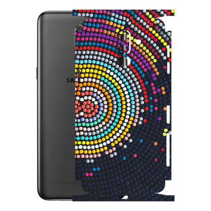 Samsung M/F/Note/Flip and C Phone Skins (All Models) - Rainbow Dot Mandala - Matte Finish (M-97) Samsung Galaxy J8 2018