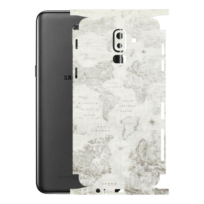 Samsung M/F/Note/Flip and C Phone Skins (All Models) - World Travel Map - Transparent Finish (T-04) Samsung Galaxy J8 2018