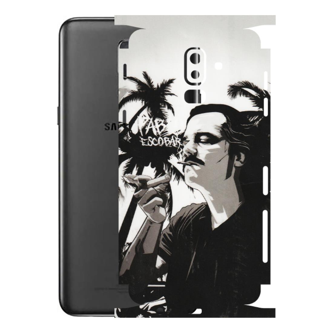 Samsung M/F/Note/Flip and C Phone Skins (All Models) - Pab Escobar - Transparent Finish (T-05) Samsung Galaxy J8 2018