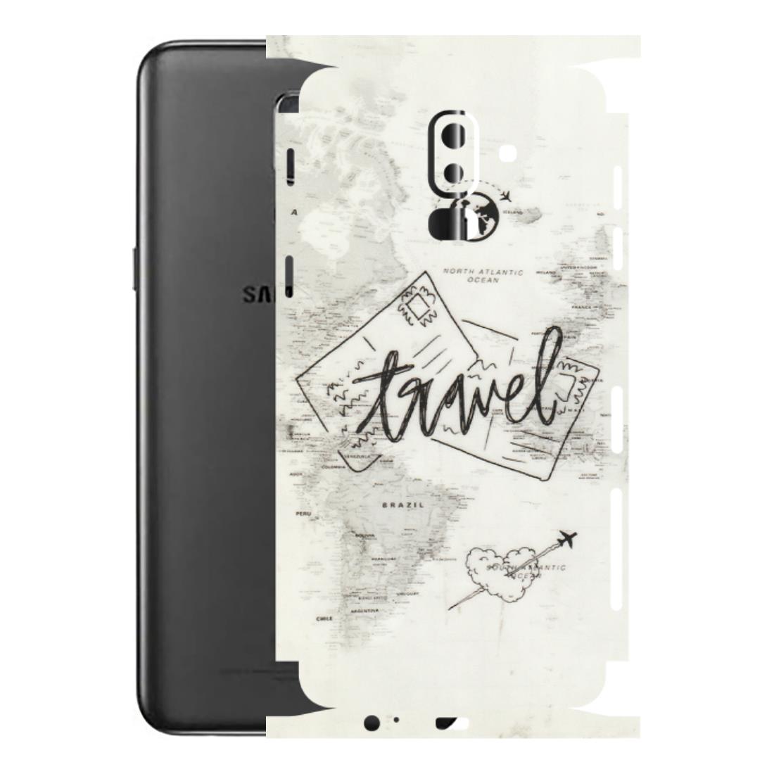 Samsung M/F/Note/Flip and C Phone Skins (All Models) - Travel Ticket - Transparent Finish (T-06) Samsung Galaxy J8 2018