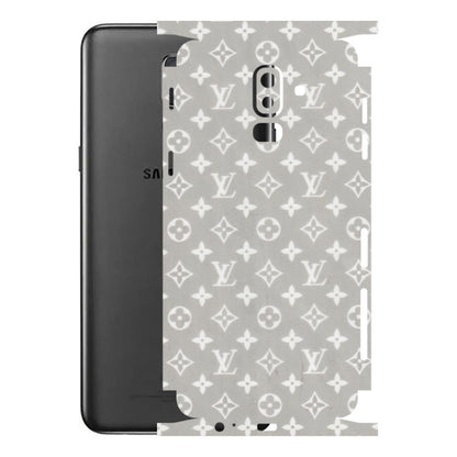 Samsung M/F/Note/Flip and C Phone Skins (All Models) - Luxury Brands Logo - Transparent Finish (T-07) Samsung Galaxy J8 2018