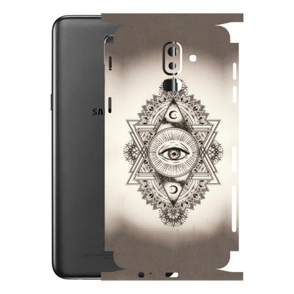 Samsung M/F/Note/Flip and C Phone Skins (All Models) - Illuminati Great Eye - Transparent Finish (T-14) Samsung Galaxy J8 2018