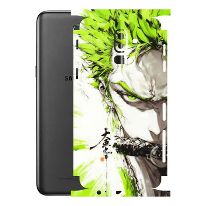 Samsung M/F/Note/Flip and C Phone Skins (All Models) - Roro Taku Anime - Transparent Finish (T-18) Samsung Galaxy J8 2018