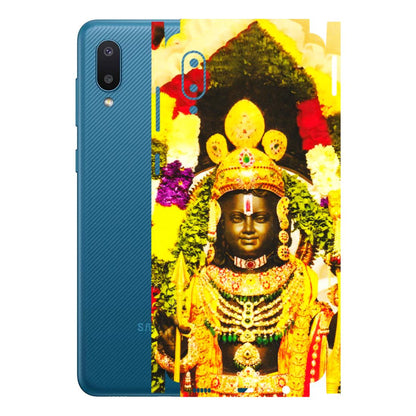 Samsung M/F/Note/Flip and C Phone Skins (All Models) - Ram Lalla Ayodhya - 3D Embossed Finish (L-103) Samsung Galaxy M02
