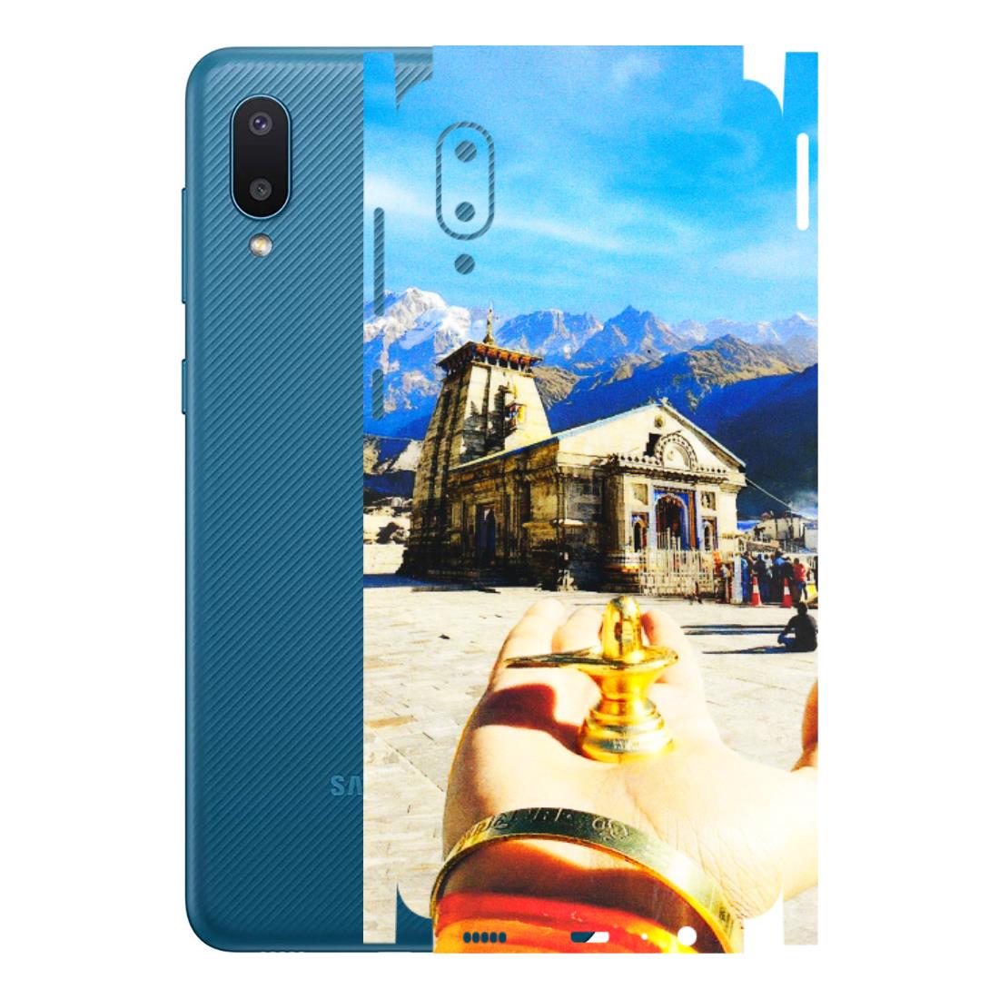 Samsung M/F/Note/Flip and C Phone Skins (All Models) - Beauty of Kedarnath - 3D Embossed Finish (L-108) Samsung Galaxy M02